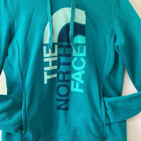 The North Face Trivert Teal Pullover Hoodie - Picture 7 of 8